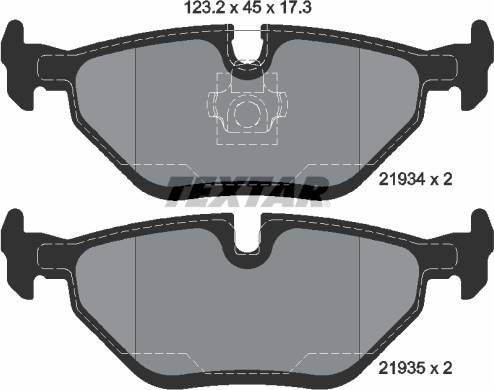 Brake Pad Set Disc Brake 2193402
