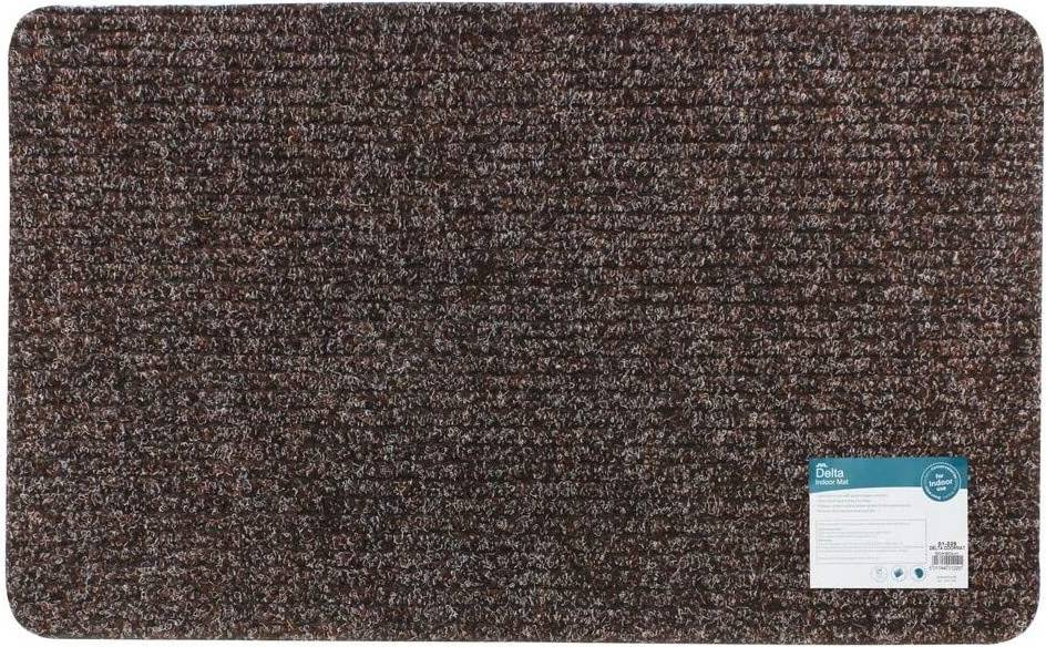 JVL Delta Ribbed Lightweight Brown cm