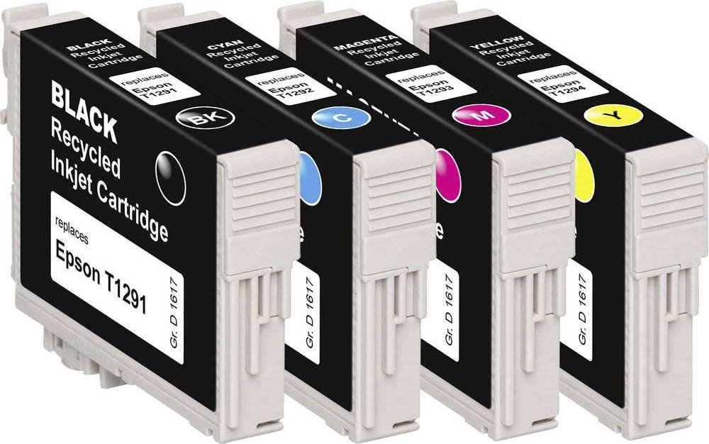 Basetech Ink Compatible Set - Black/Cyan/Magenta/Yellow