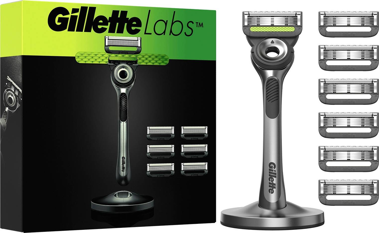 Gillette labs razor blades Gillette Labs Razor Champion Gold Edition Value Pack