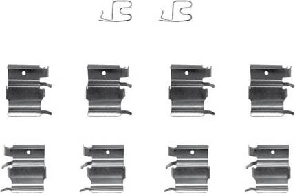 Car brake pads and disc Bosch Accessory Kit Disc Brake Pads