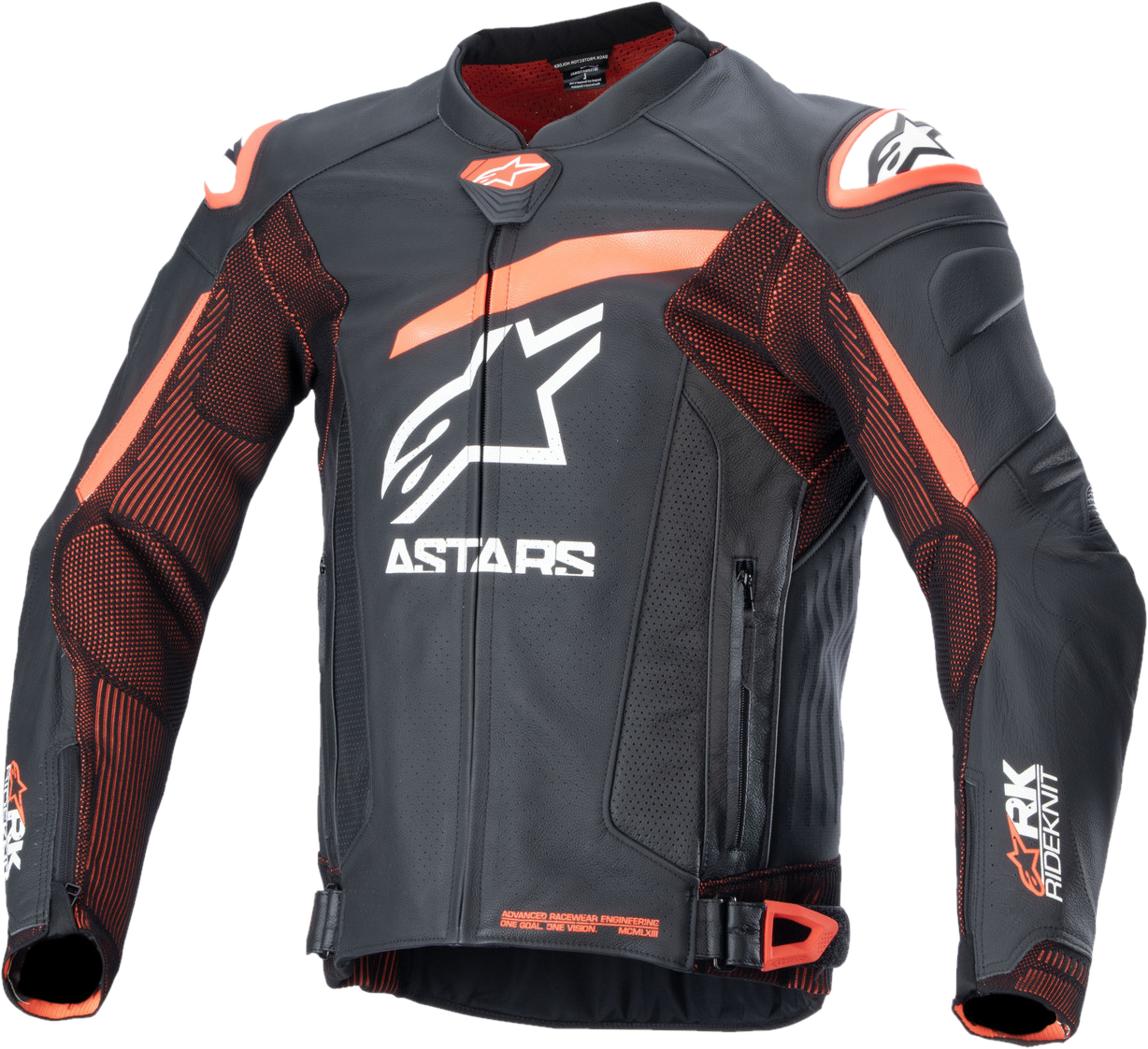 Alpinestars GP Plus R V4 Rideknit Leather Jacket - Black/Red/White
