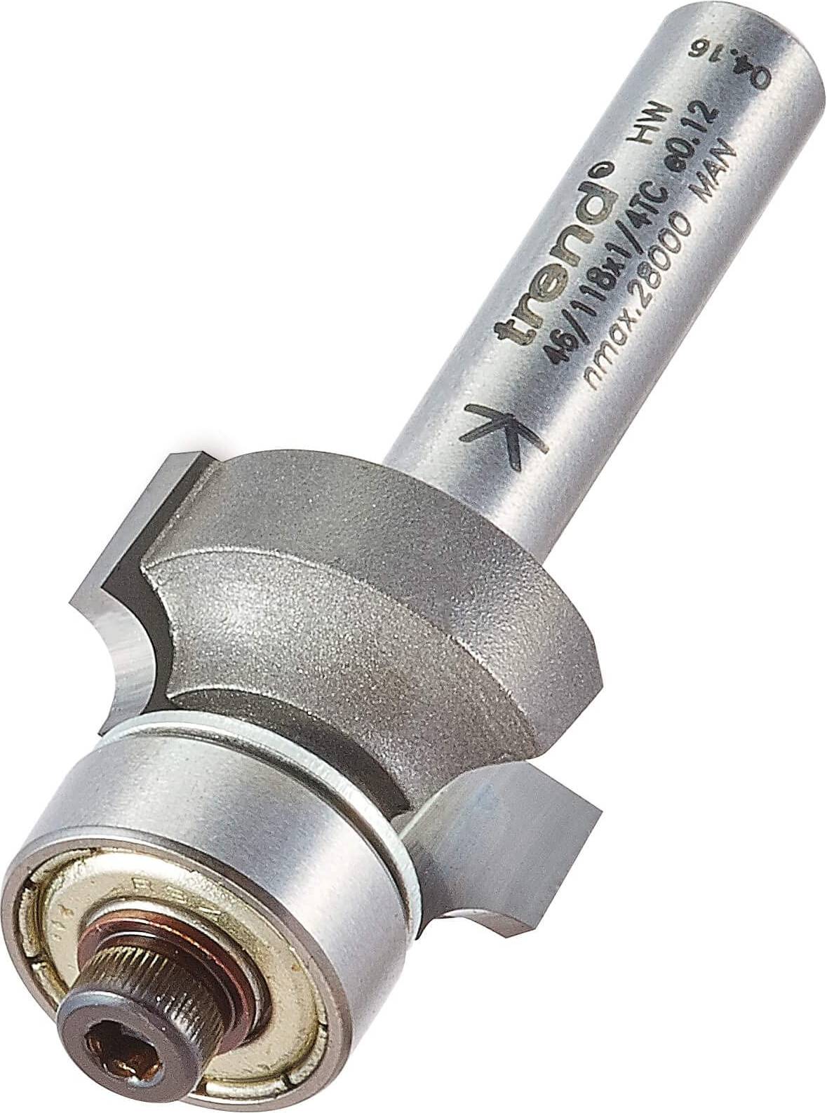 Trend Bearing Guided Ovolo Router Cutter 3mm Radius