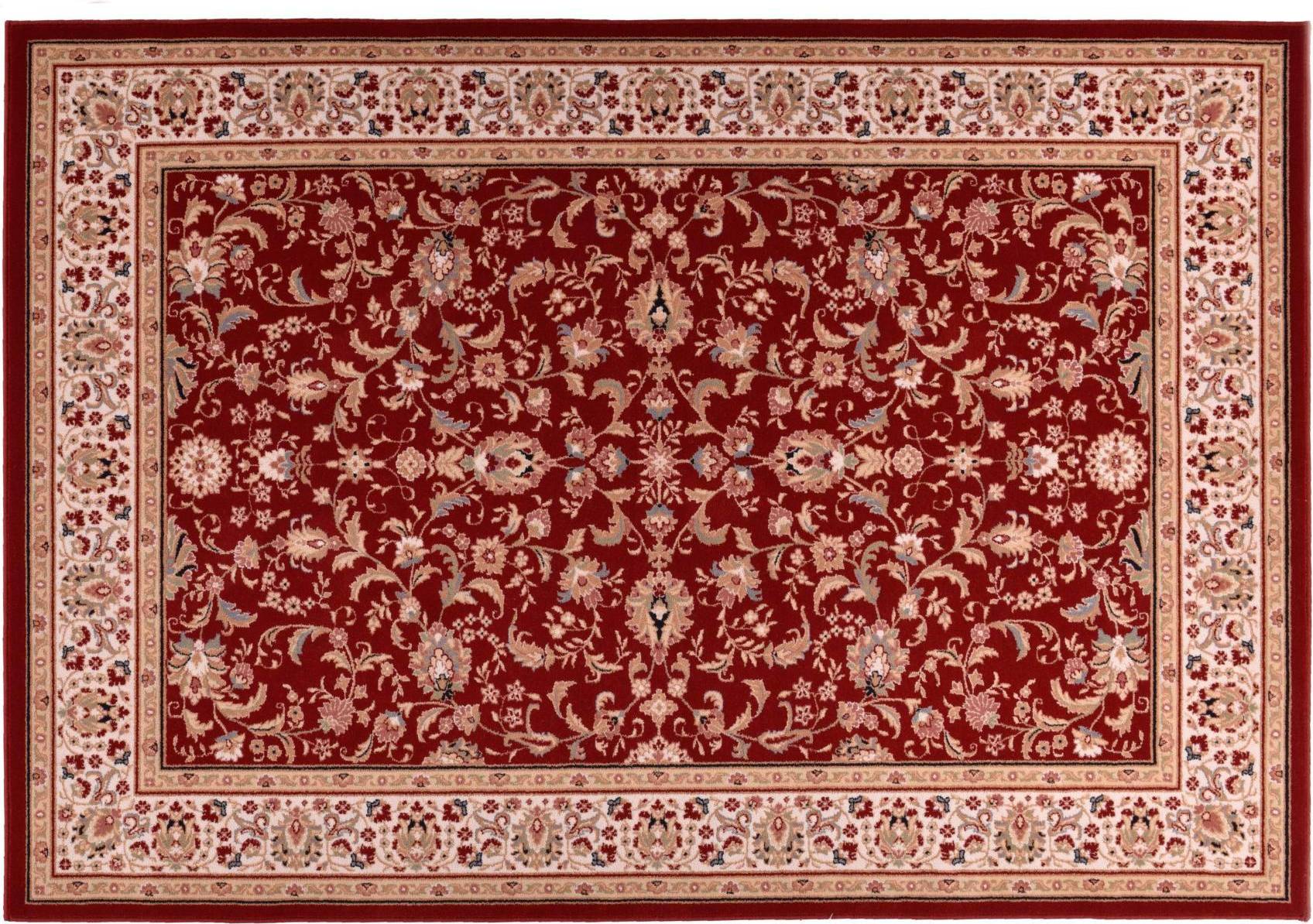 Theko Red Area Rug Rectangular 133 x 190 cm Red