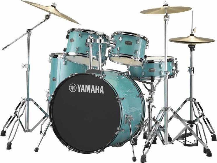 Yamaha RDP2F5 Rydeen 5-Piece Shell Pack Turquoise Glitter