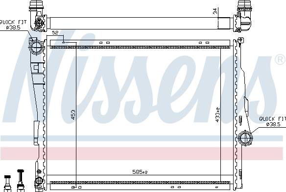 Nissens Radiator 60782
