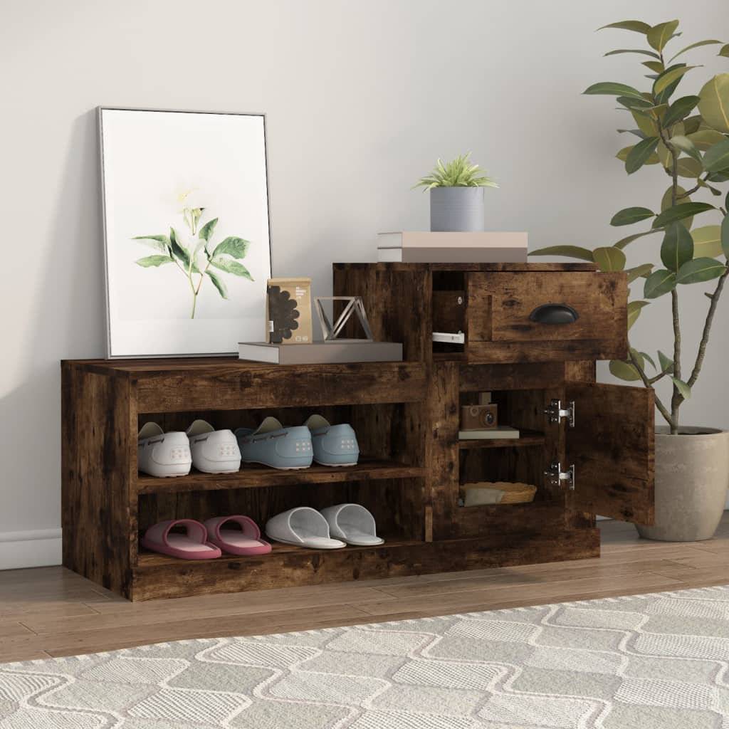 Latitude Run Engineered Wood Shoe Rack
