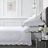 Scallop Edge 200 Thread Count Cotone Set