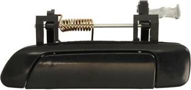 Blic Left Rear Door Handle Black Smooth