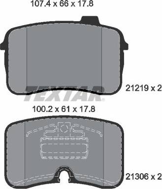 Textar Brake Pad Set