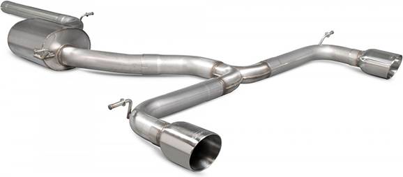Scorpion Non-Resonated 3 Cat Back Exhaust System