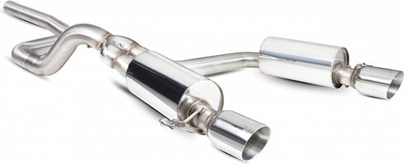 Scorpion Non-Resonated 3 Cat Back Exhaust System
