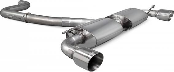 Scorpion Non-Resonated 3 Cat Back Exhaust System