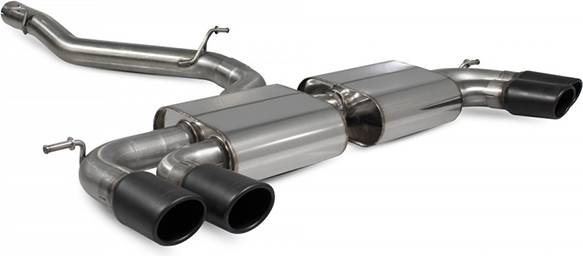 Scorpion Non-Resonated Cat GPF Back System Non Valved VW MK7.5 Golf R