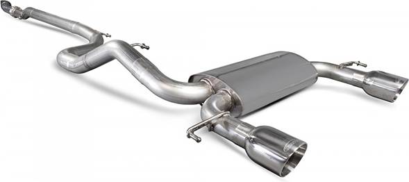 Scorpion Non-Resonated 3 Cat Back Exhaust System
