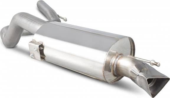 Scorpion Non-Resonated 3 Cat Back Exhaust System