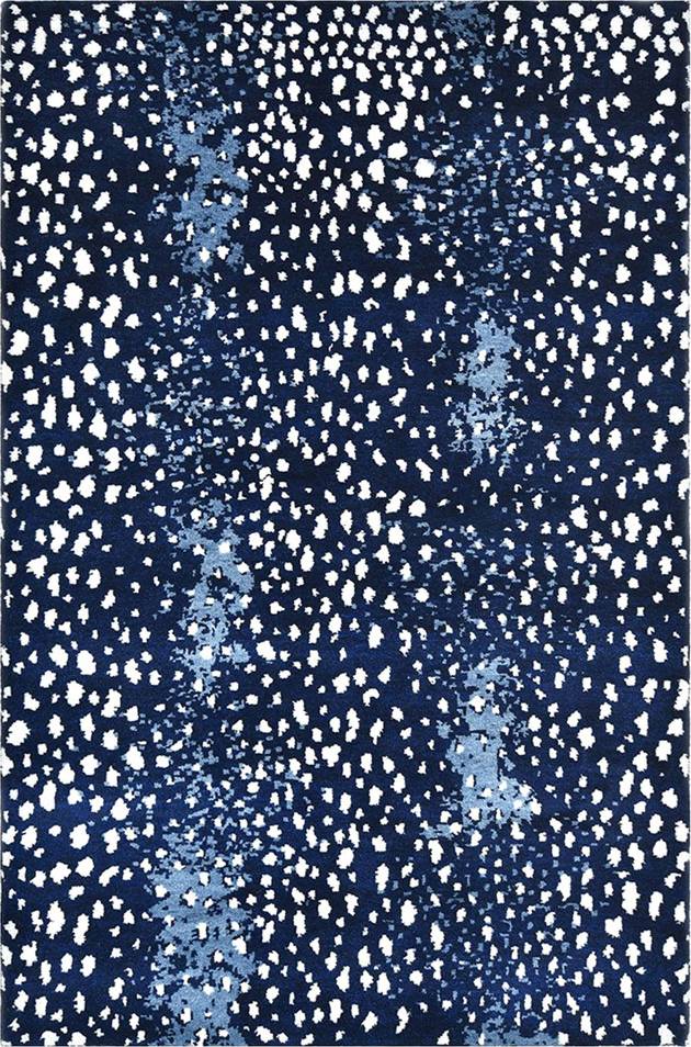 Solo Rugs Modern 3 Blue