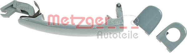 Door Handle Left Rear Without Key