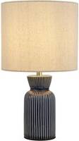 Searchlight Ceramic Ridge Table Lamp
