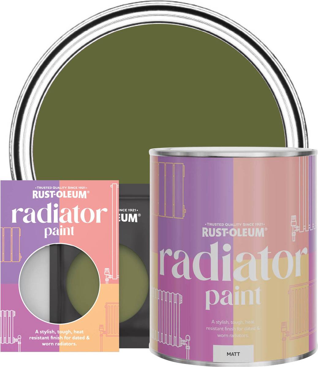 Rust-Oleum Radiator Paint, Matt Finish Jasper Wall Paint, Radiator Paint 0.75L