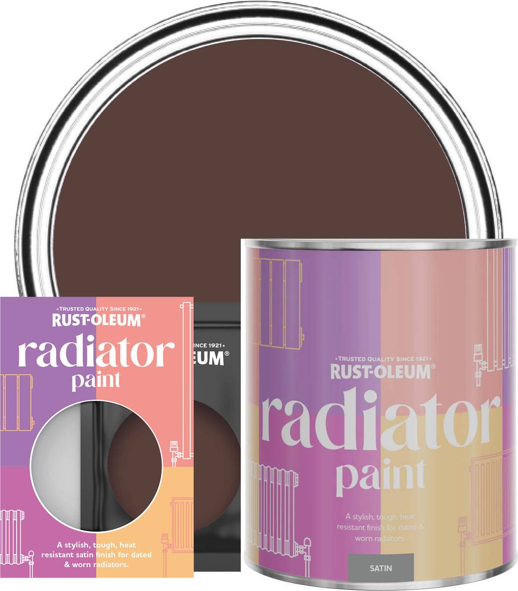 Rust-Oleum Radiator Paint, Satin Finish Valentina Radiator Paint 0.75L