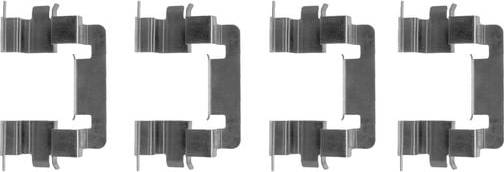 Car brake pads and disc Bosch Accessory Kit Disc Brake Pads