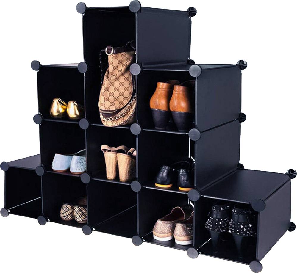 Amos 16 Cube Shoe Rack