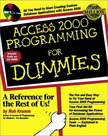 Access 2000 Programming For Dummies