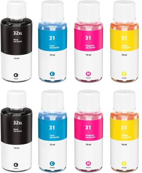 HP 31 Ink Bottles - Multipack