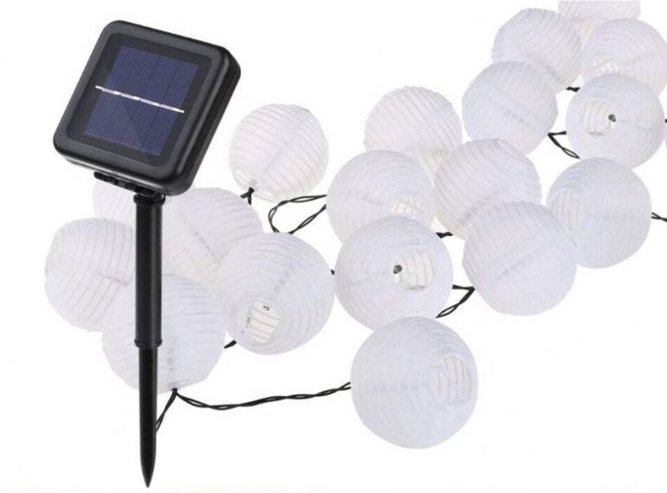 Keshen 10LEDs Solar Lantern Shape String Light