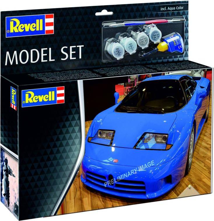 Revell Car Model Kit Model Set Bugatti EB 110