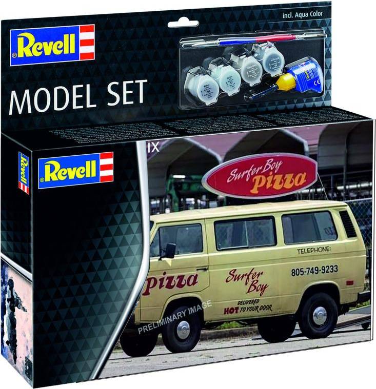 Revell model set Revell Stranger Things Model Kit Set VW T3 Bus Surfer