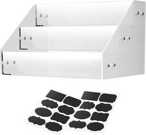 Ifsecond Acrylic Spice Rack Organizer 3 Seasoning