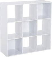 9 cube storage unit Homcom Wooden 9 Cube Unit
