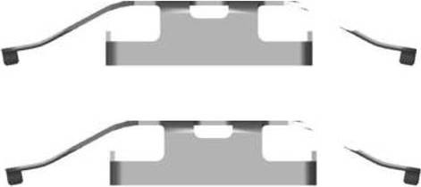 Car brake pads and disc Bosch Accessory Kit Disc Brake Pads