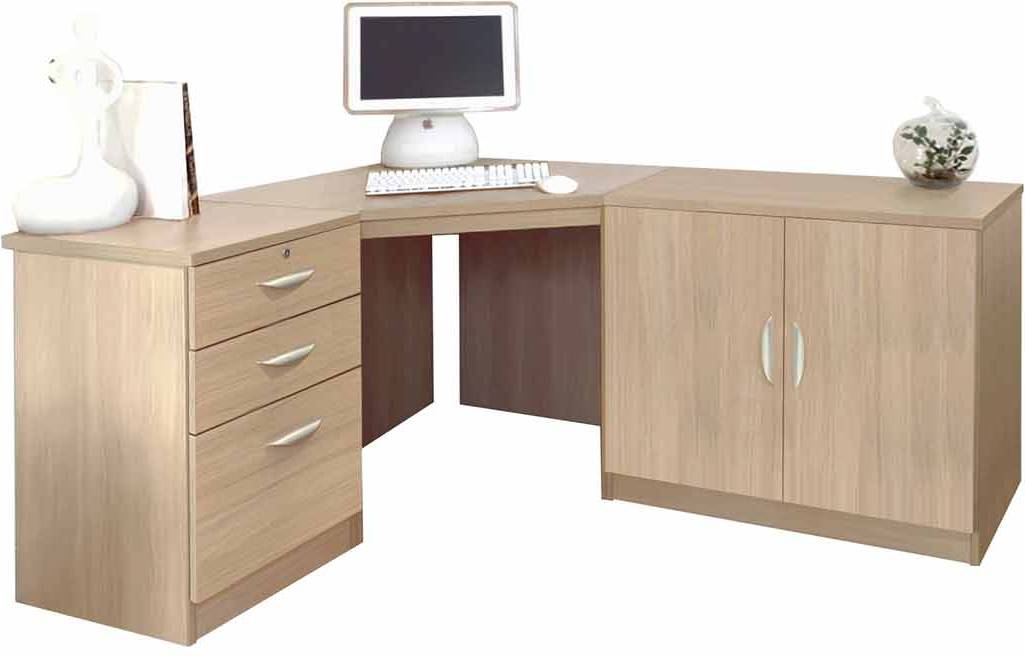 White corner desk with drawers White R White Office Corner