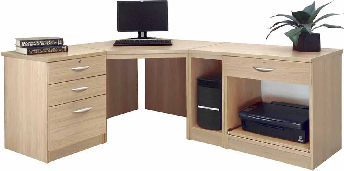 White corner desk with drawers White R White Wide Corner