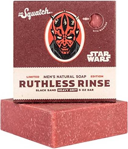 Dr squatch deodorant Dr. Squatch Starwars Ruthless Rinse Soap Exfoliating Soap 1-pack
