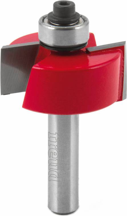 Freud 1/4" Rabbeting Router Bit with Bearing Set 31.8 x 13.1mm Resin
