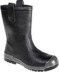 Portwest Steelite Rigger Boot S1P CI With Scuff Cap - Black