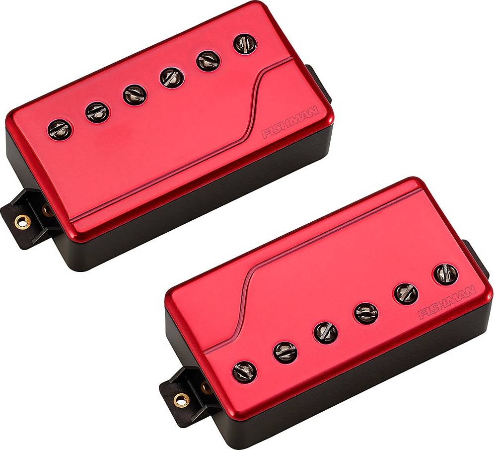 Fishman fluence Fishman Fluence Rzk 6-String Pickup Set Metallic Red