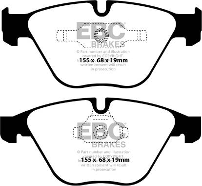 Yellowstuff Performance Brake Pads Front Pad Set