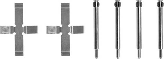 Car brake pads and disc Bosch Accessory Kit Disc Brake Pads