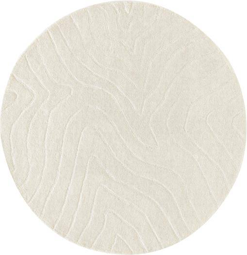 Westwing Collection Round Hand-Tufted Wool Rug Aaron
