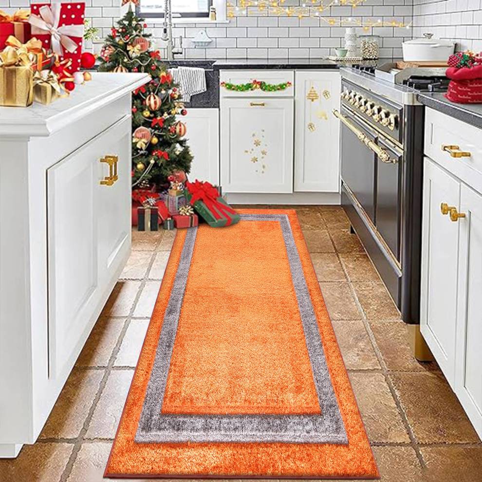 Moonlight Bedding Rug Kitchen Orange