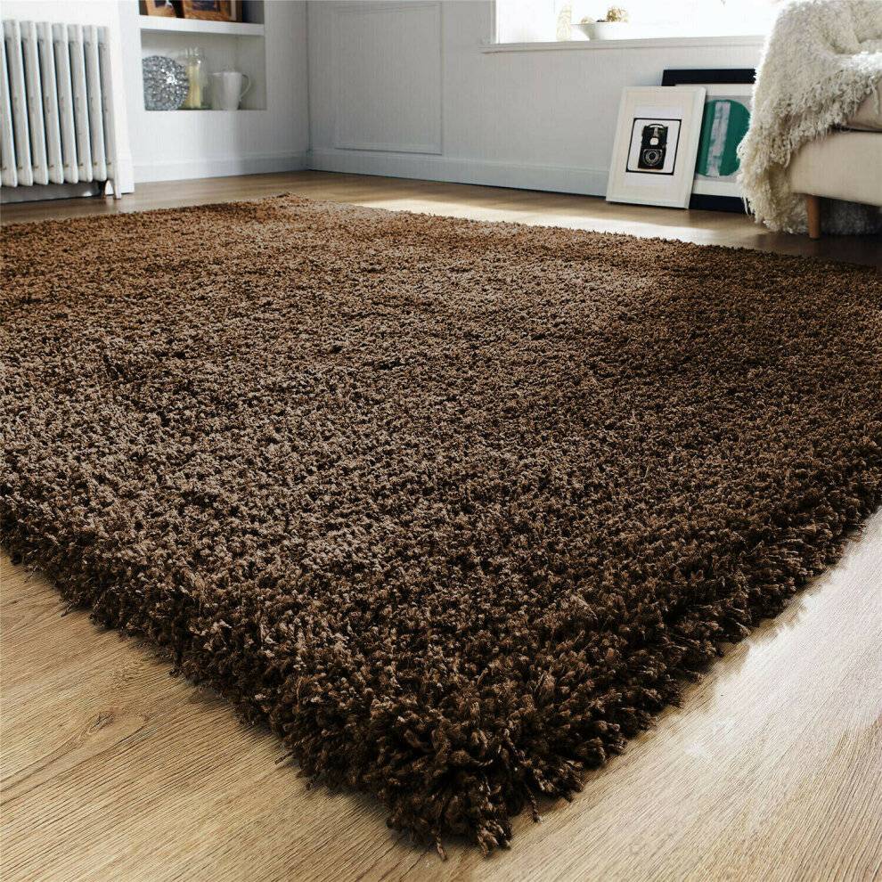 Moonlight Bedding Shaggy Rug NON SLIP RUGS SHAGGY Red