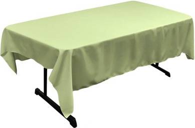 Linen Polyester Poplin Rectangular 60x90