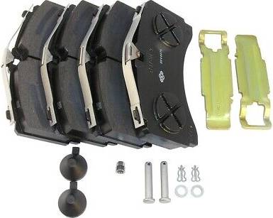 DT Spare Parts Danblock Brake Pad Set Rear Axle