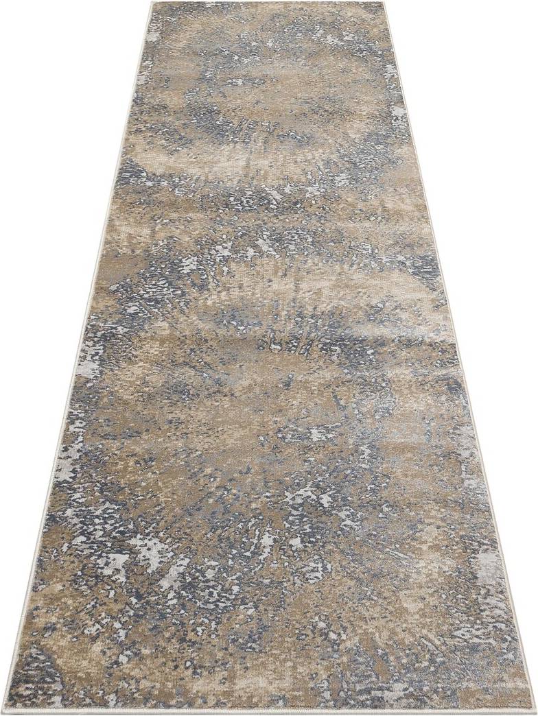 Ebern Designs CompasTuftedBeige/BlueRug