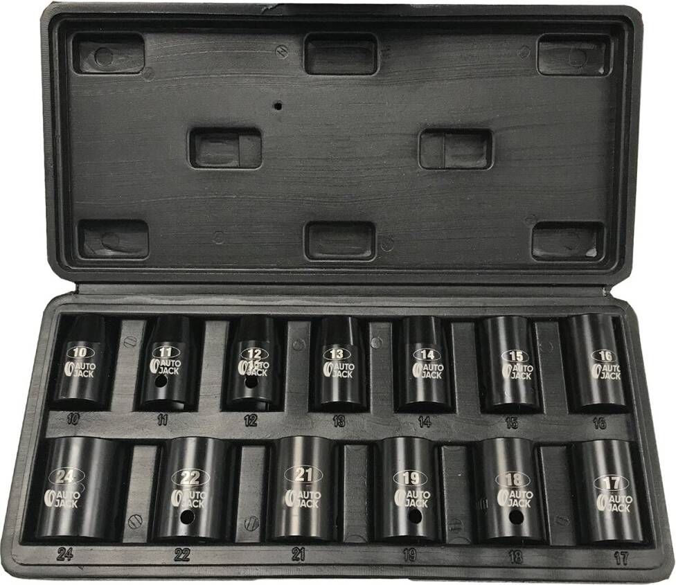 Autojack Sq. Drive Metric Impact Set Socket Bit